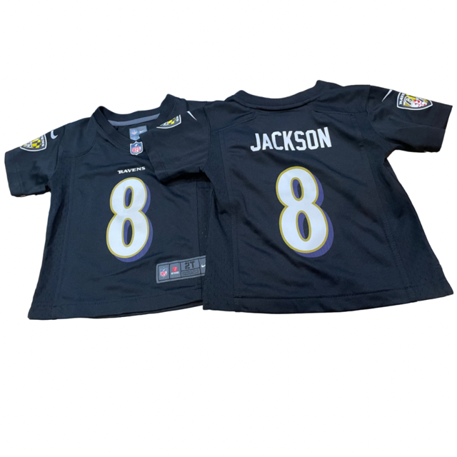 Baltimore Ravens Nike 8 Lamar Jackson Toddler Game Jersey Black Casual Gear