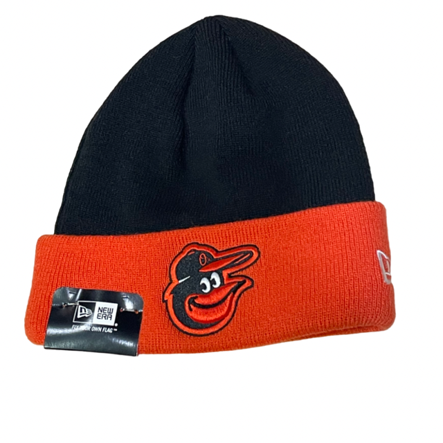 Baltimore Orioles New Era Basic Cuffed 2-Tone Knit Hat