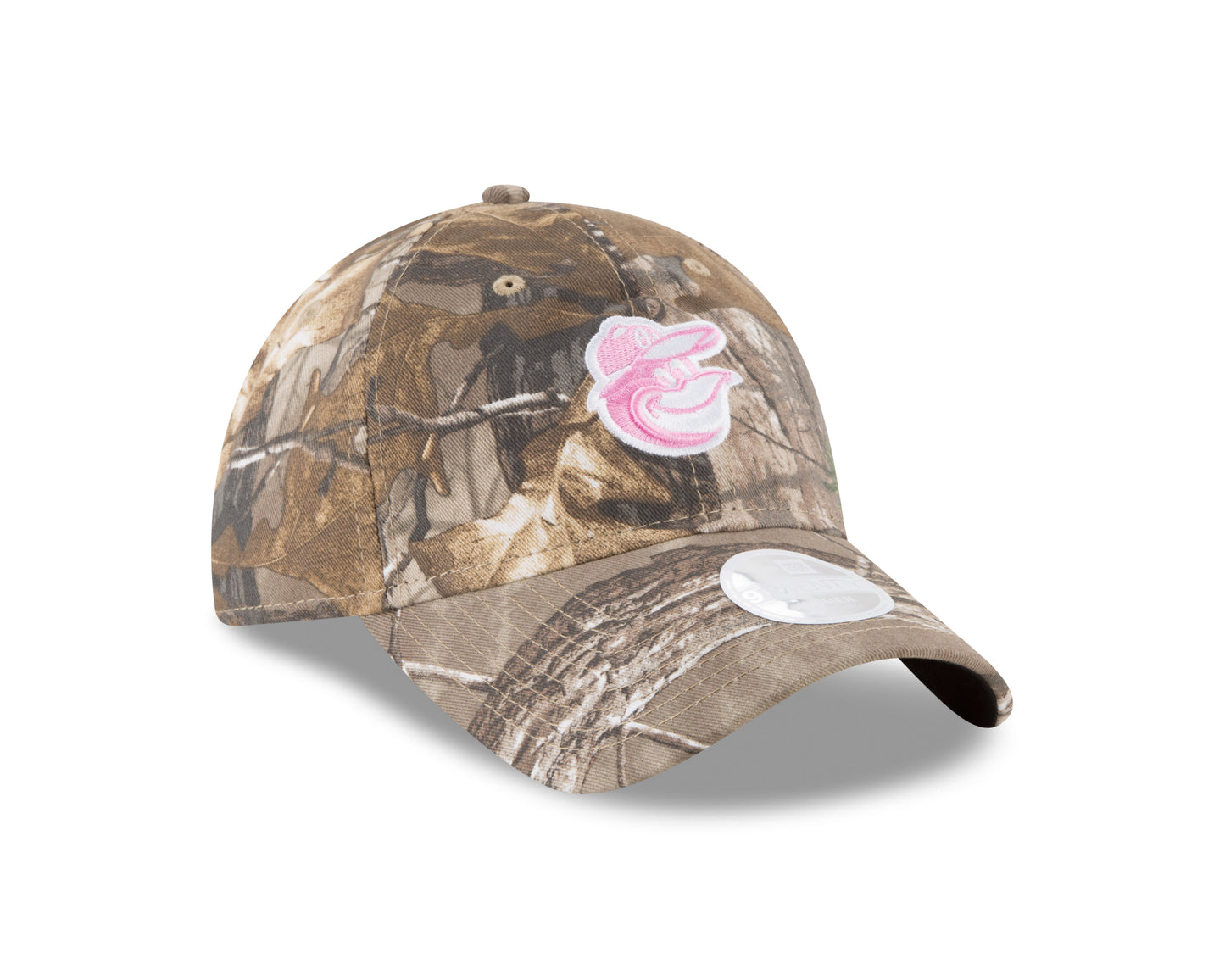 Baltimore Orioles New Era Women's Core 9TWENTY Adjustable Hat- Pink Camo