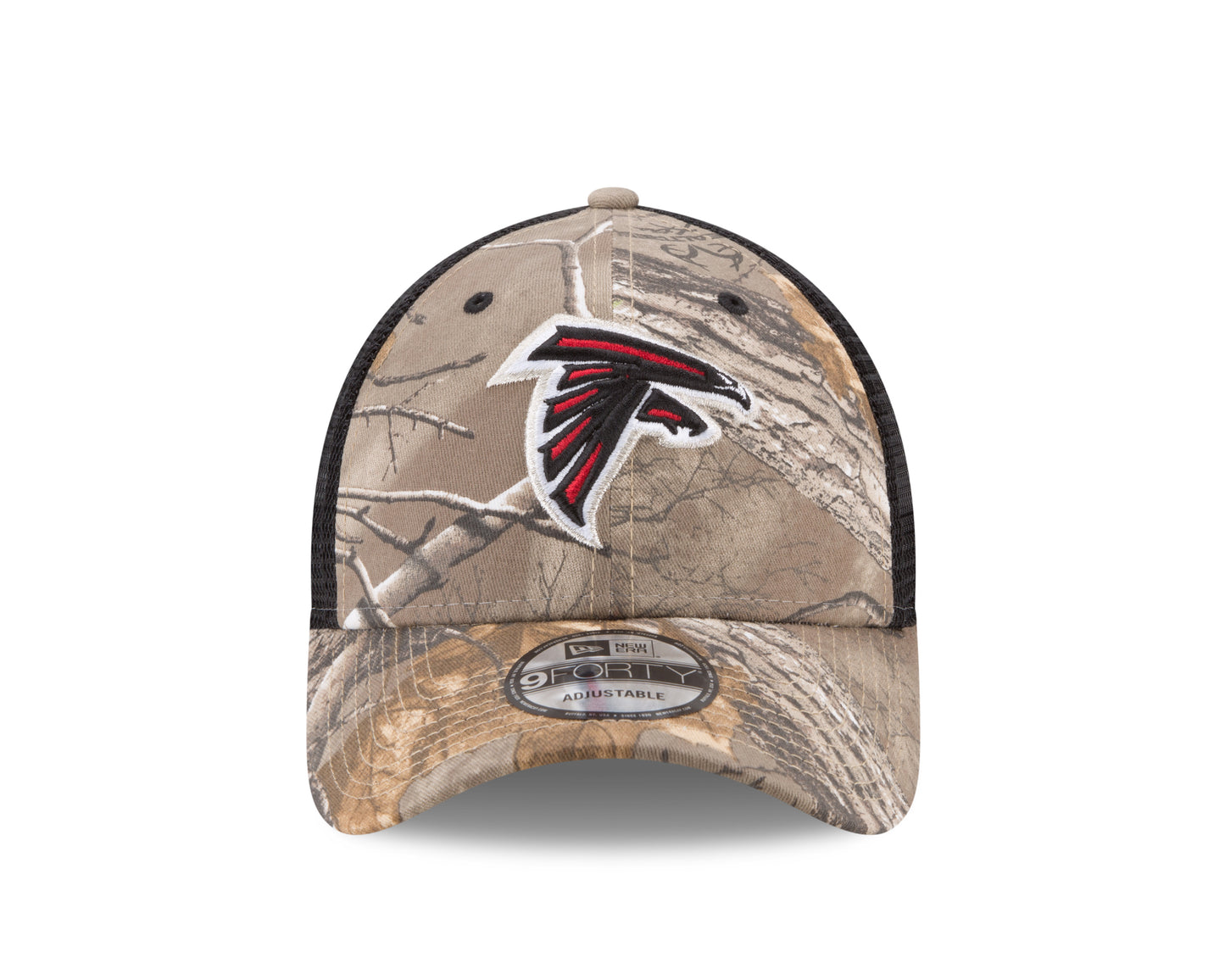Atlanta Falcons New Era Realtree Trucker Mesh 9Forty Adjustable hat - Camo