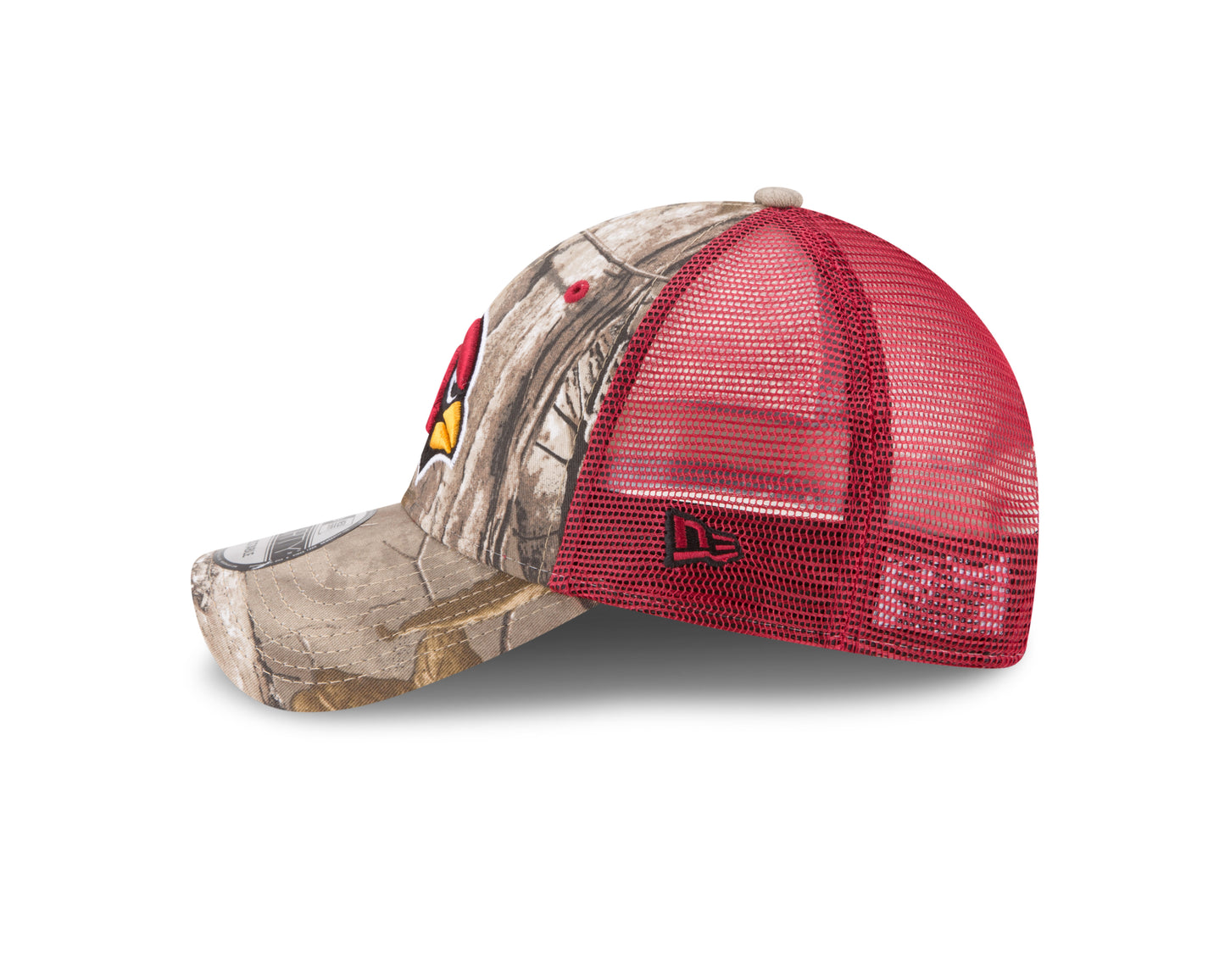 Arizona Cardinals New Era Realtree Trucker Mesh 9Forty Adjustable Hat - Camo
