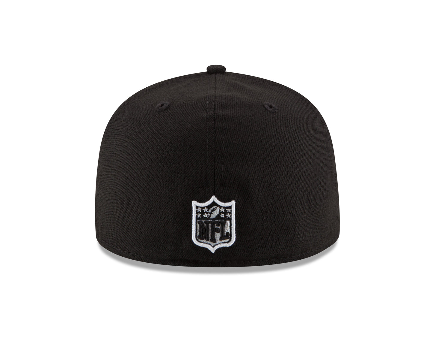 Baltimore Ravens New Era Black & White 59FIFTY Fitted Hat - Black