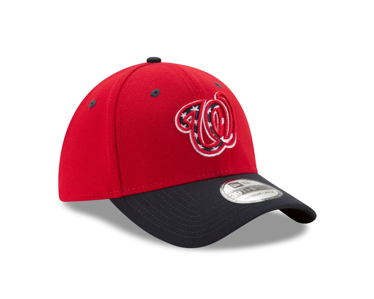Washington Nationals Red/Black Alt. New Era Team Classic 39THIRTY Flex Hat