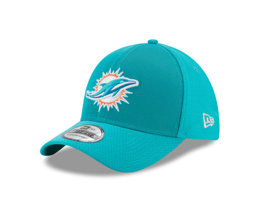 Miami Dolphins New Era Aqua 2017 Color Rush Kickoff Team 39THIRTY Hat