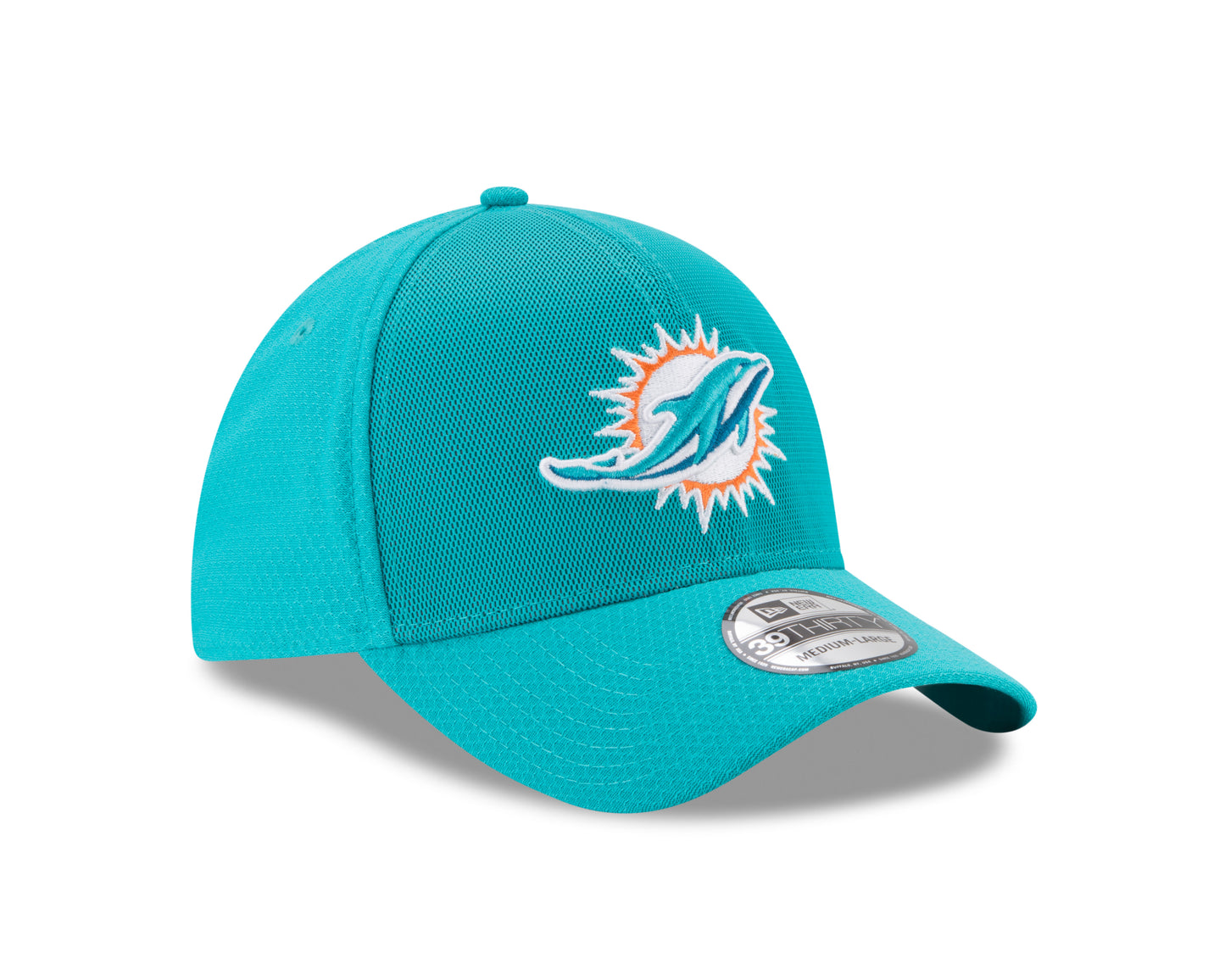 Miami Dolphins New Era Aqua 2017 Color Rush Kickoff Team 39THIRTY Hat