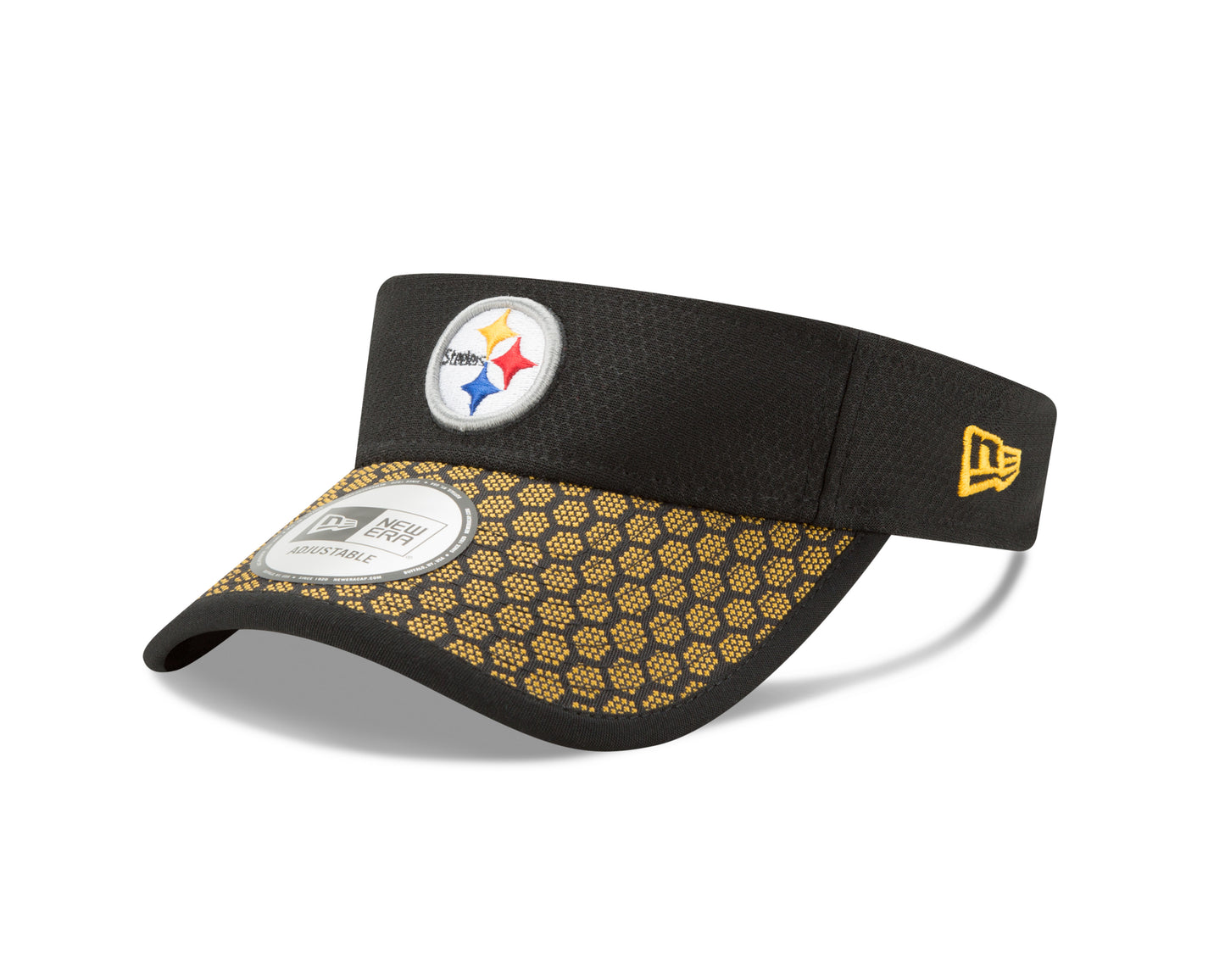 Pittsburgh Steelers New Era Sideline Honeycomb Visor