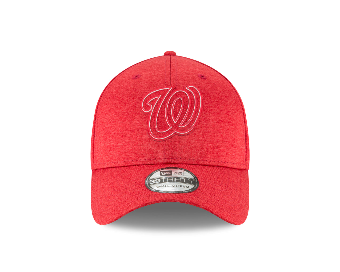 Washington Nationals New Era Clubhouse 39THIRTY Flex Hat - Heathered Red