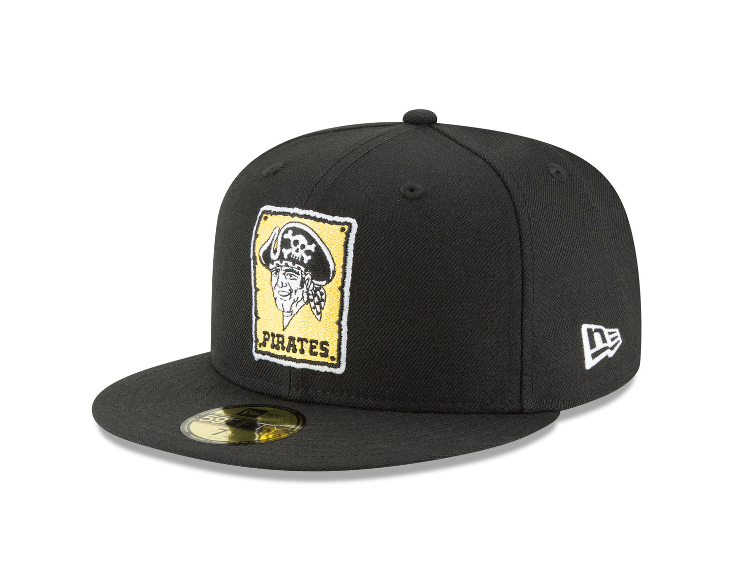 Pittsburgh Pirates New Era MLB Cooperstown 59fifty Fitted Hat - Black