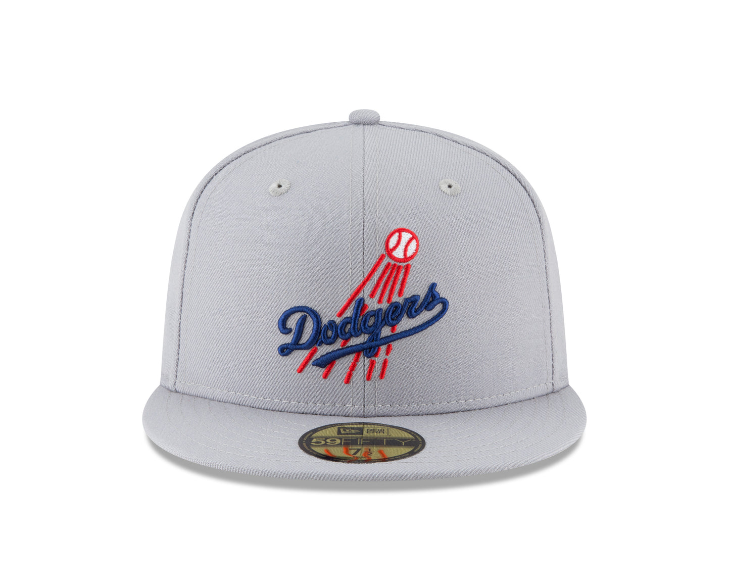 Los Angeles Dodgers New Era Wool Cooperstown 1958 59FIFTY Fitted Hat - Gray