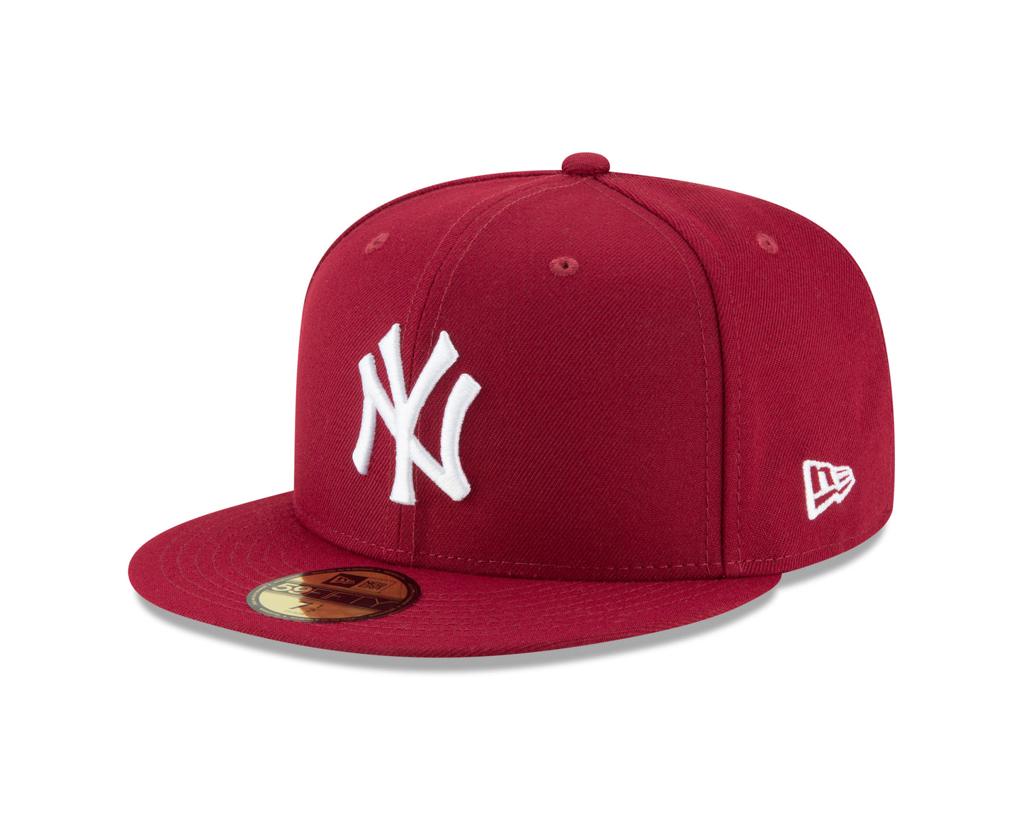 New York Yankees New Era Basic Alt Colors 59Fifty Fitted Hat - Cardinal