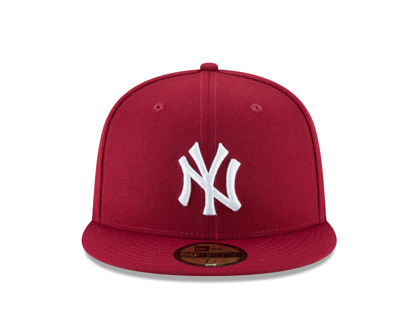 New York Yankees New Era Basic Alt Colors 59Fifty Fitted Hat - Cardinal