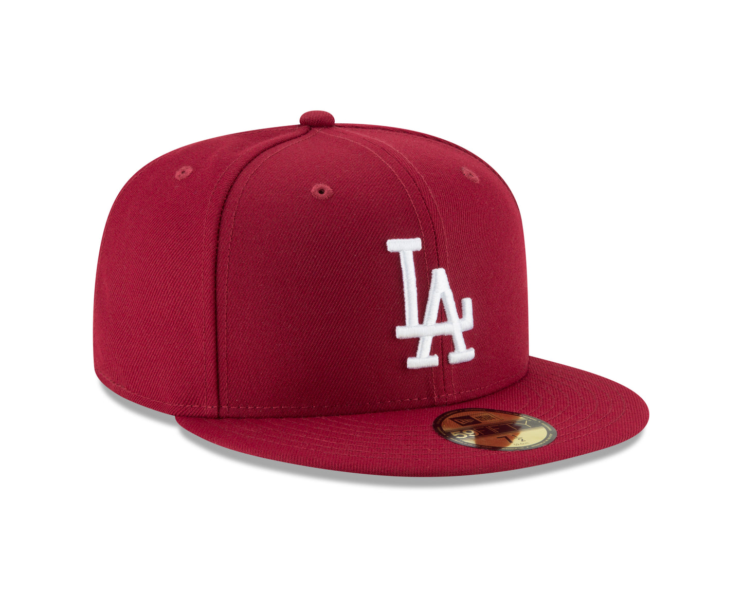 Los Angeles Dodgers New Era MLB Basic Cardinal 59Fifty Fitted Hat