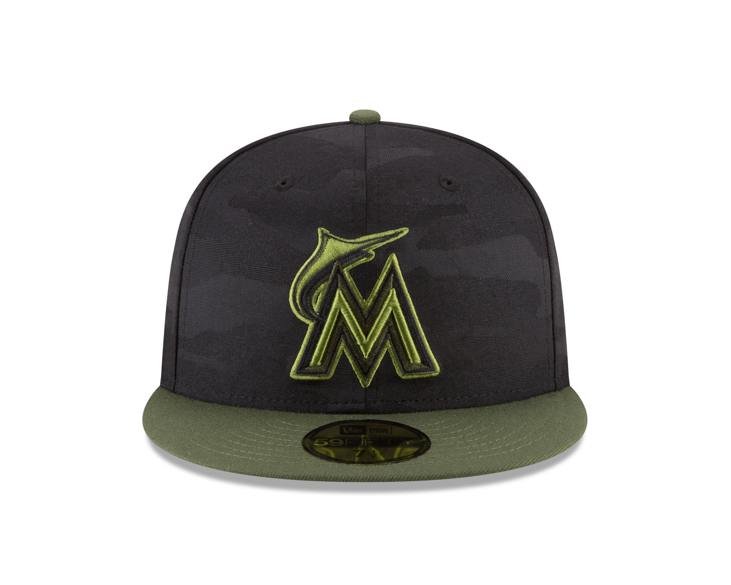 Miami Marlins New Era 2018 Memorial Day On-Field 59FIFTY Fitted Hat
