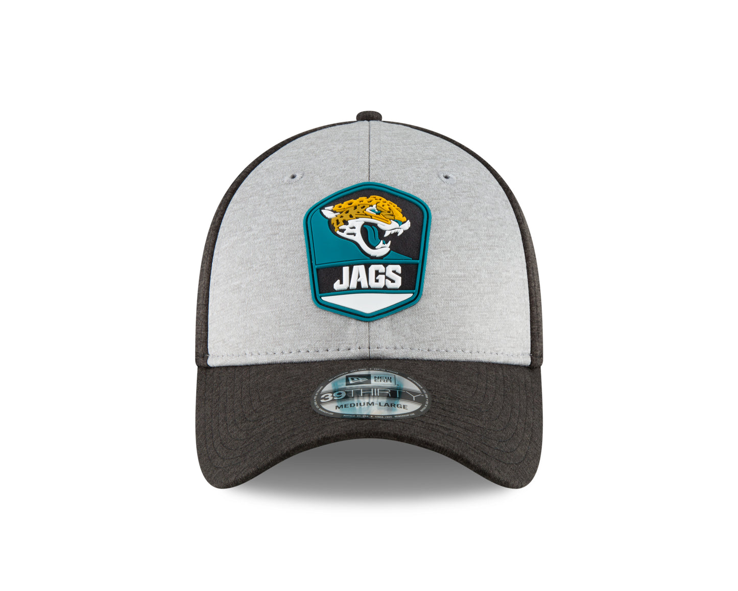 Jacksonville Jaguars New Era NFL Sideline 39THIRTY Flex Hat - Grey/Teal/Black