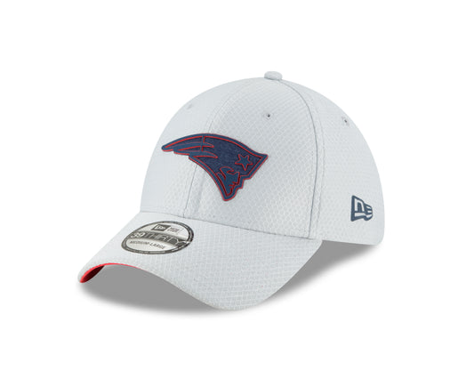 New England Patriots New Era Training Camp 39THIRTY Flex Hat - Gray