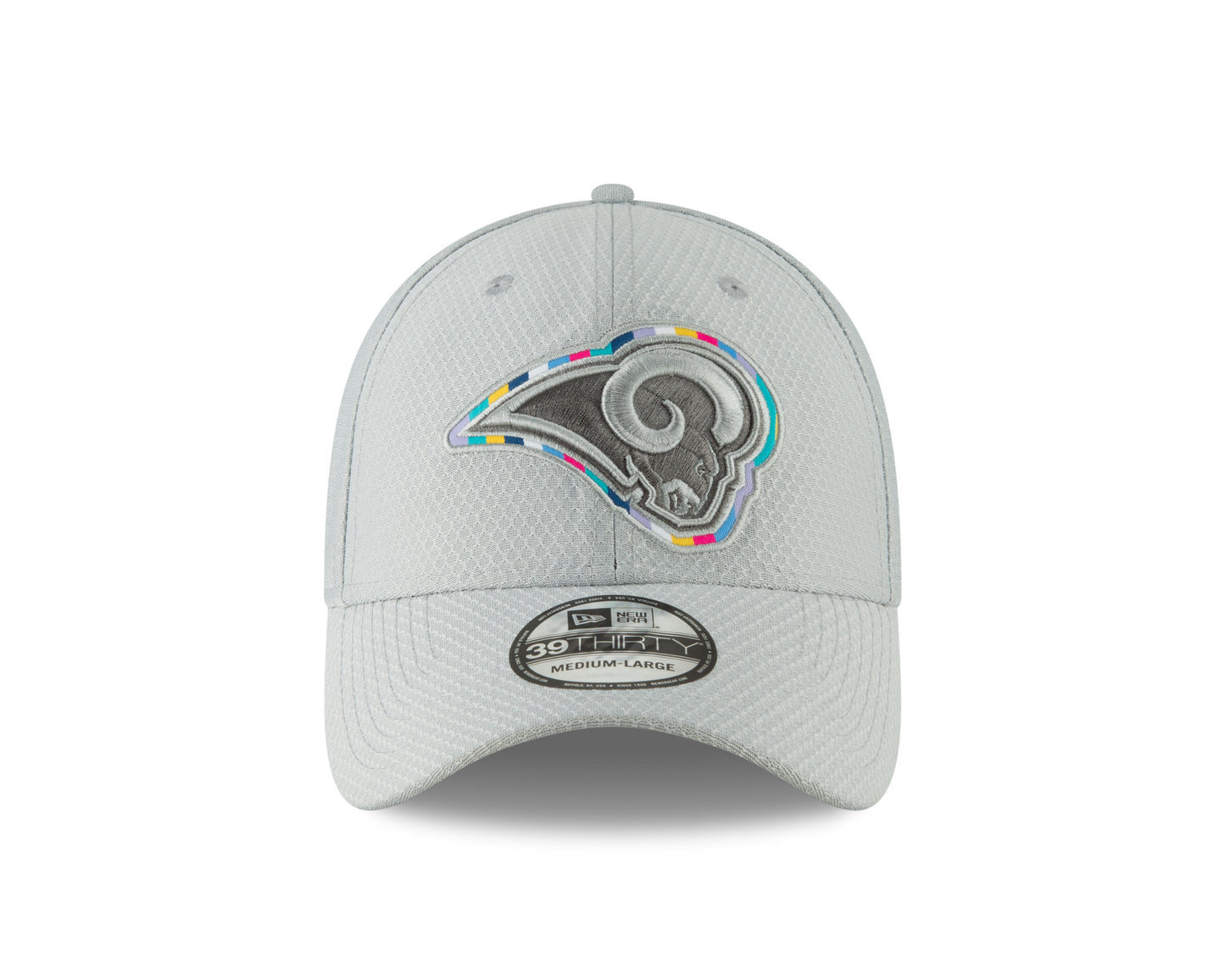 Los Angeles Rams New Era Crucial Catch 39THIRTY Flex Hat - Gray