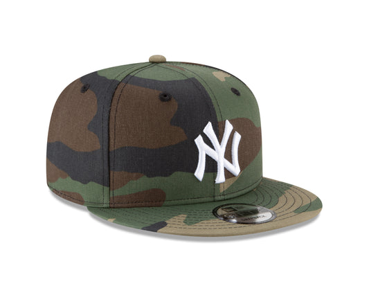 New York Yankees New Era Woodlan Camo 9Fifty Snapback Hat