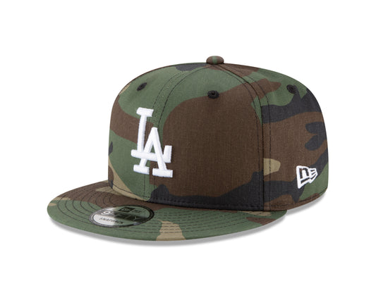 Los Angeles Dodgers New Era Woodlan Camo 9Fifty Snapback Hat