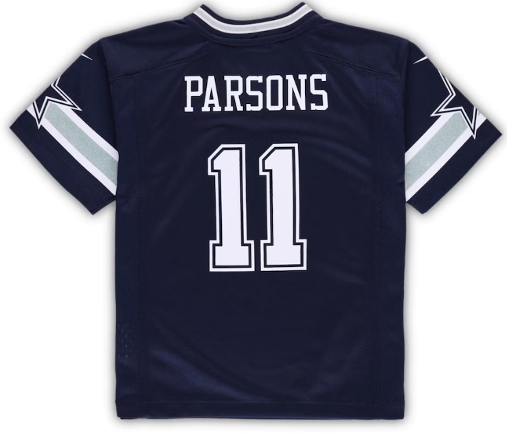 Dallas Cowboys KIDS (PRE-school) Micah Parsons #11 Nike Navy Game Jersey