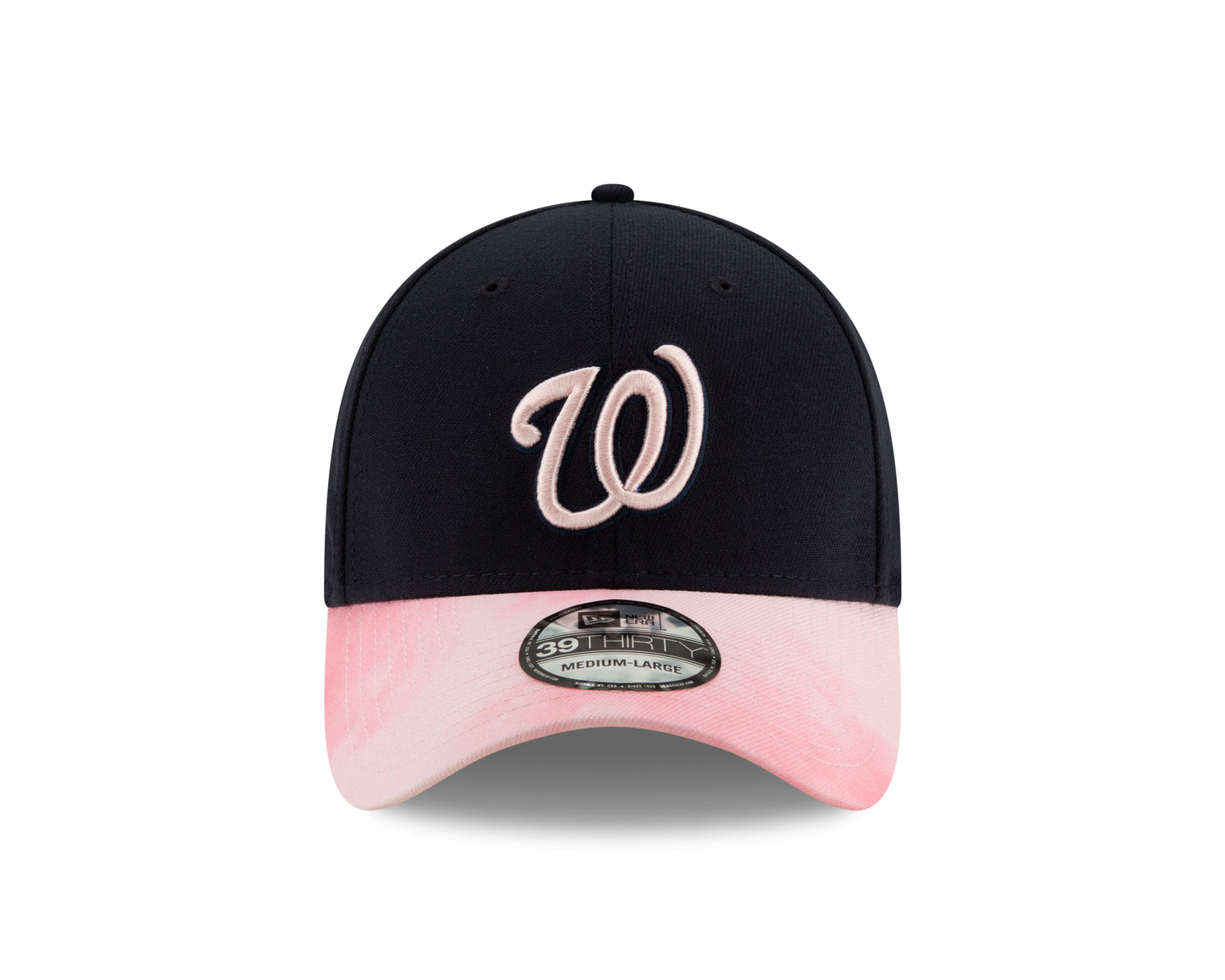 Washington Nationals New Era Mother's Day 39THIRTY Flex Hat - Navy/Pink