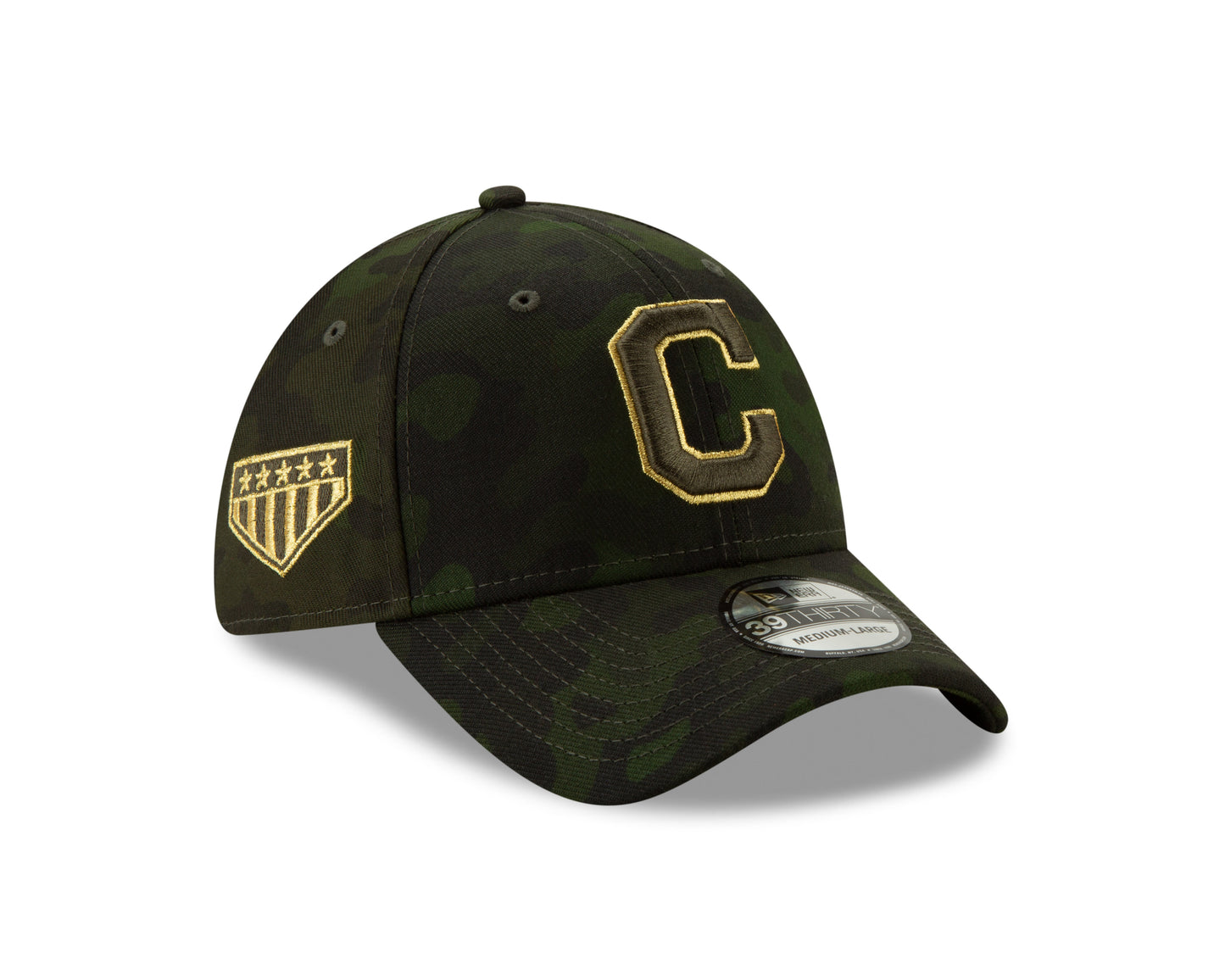 Cleveland Indians New Era 2019 MLB Armed Forces Day 39THIRTY Flex Hat
