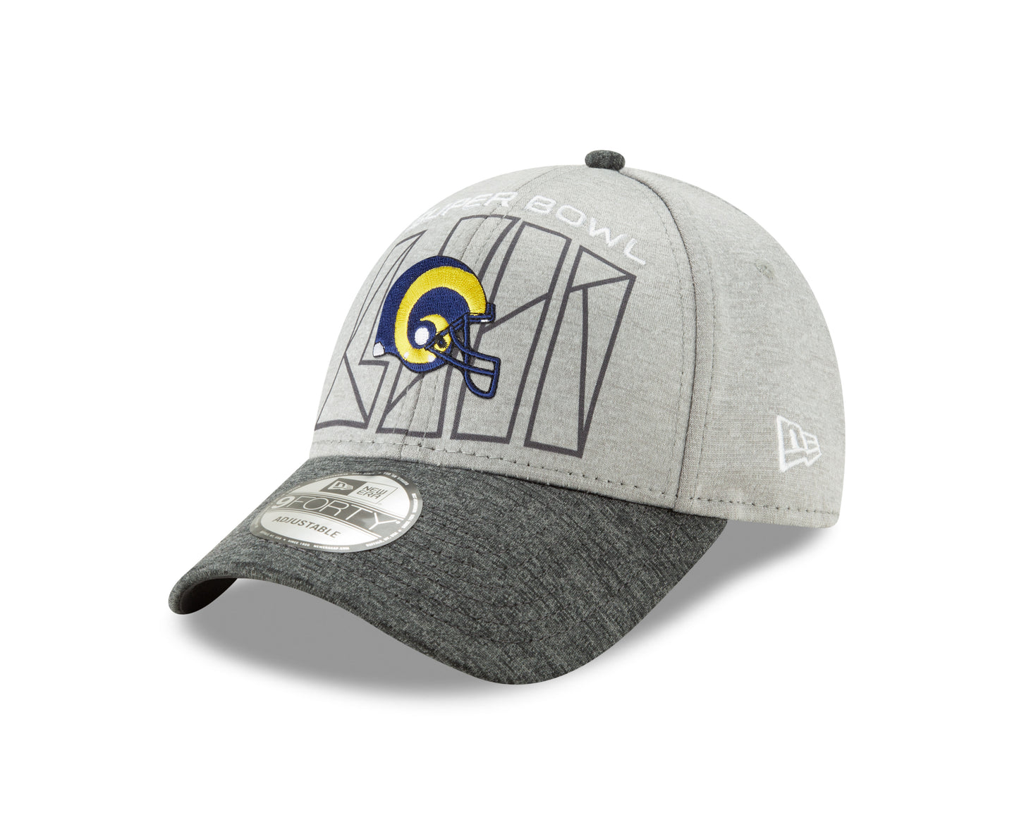 Los Angeles Rams New Era Super Bowl LIII Bound Two-Tone 9FORTY Adjustable Hat