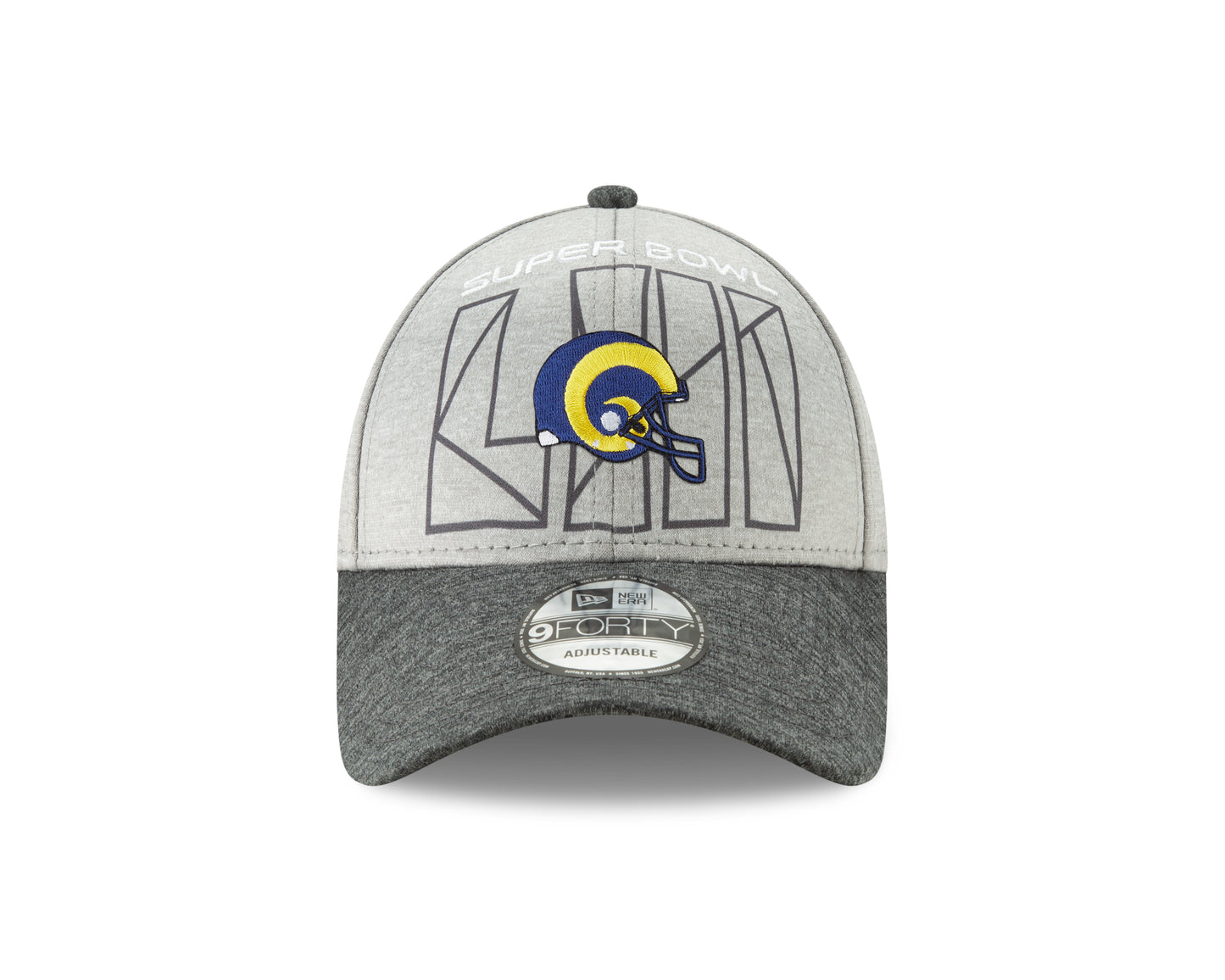 Los Angeles Rams New Era Super Bowl LIII Bound Two-Tone 9FORTY Adjustable Hat
