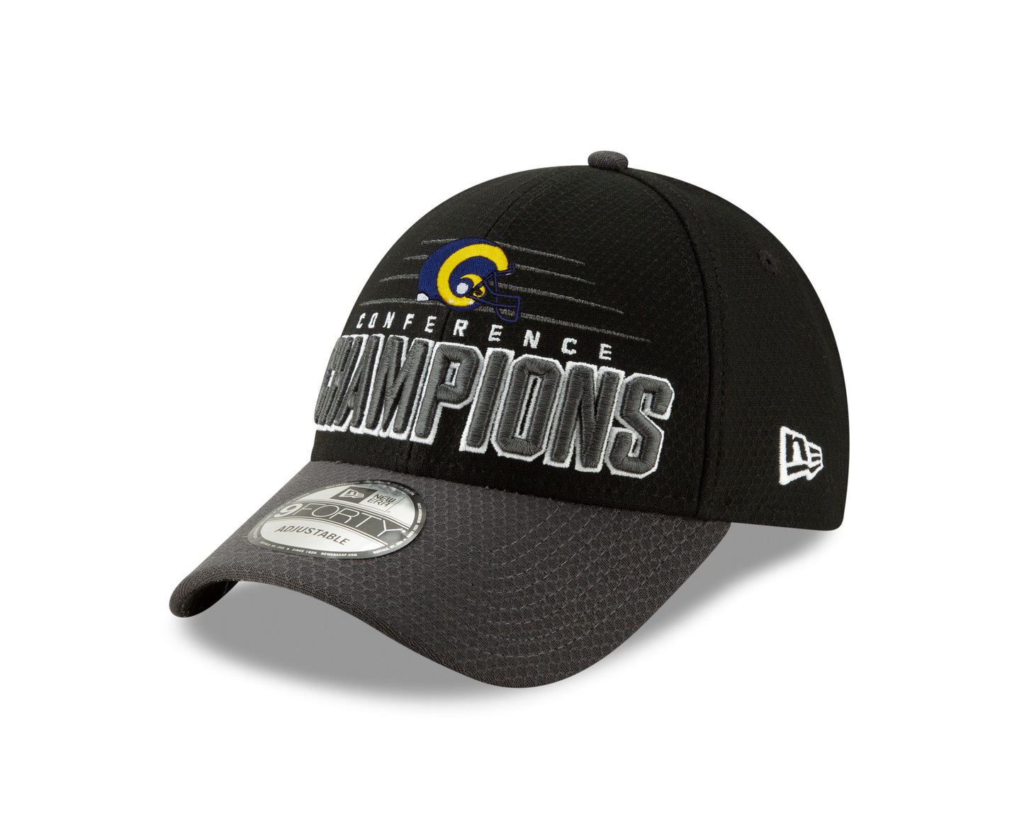 Los Angeles Rams New Era 2018 NFC Conference Champions Locker Room 9FORTY Hat