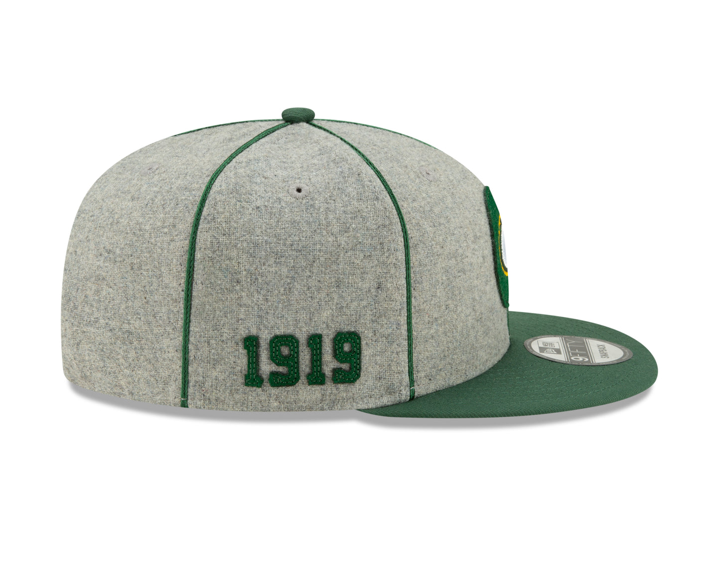 Green Bay Packers New Era Sideline Home 1919 9FIFTY Adjustable Hat