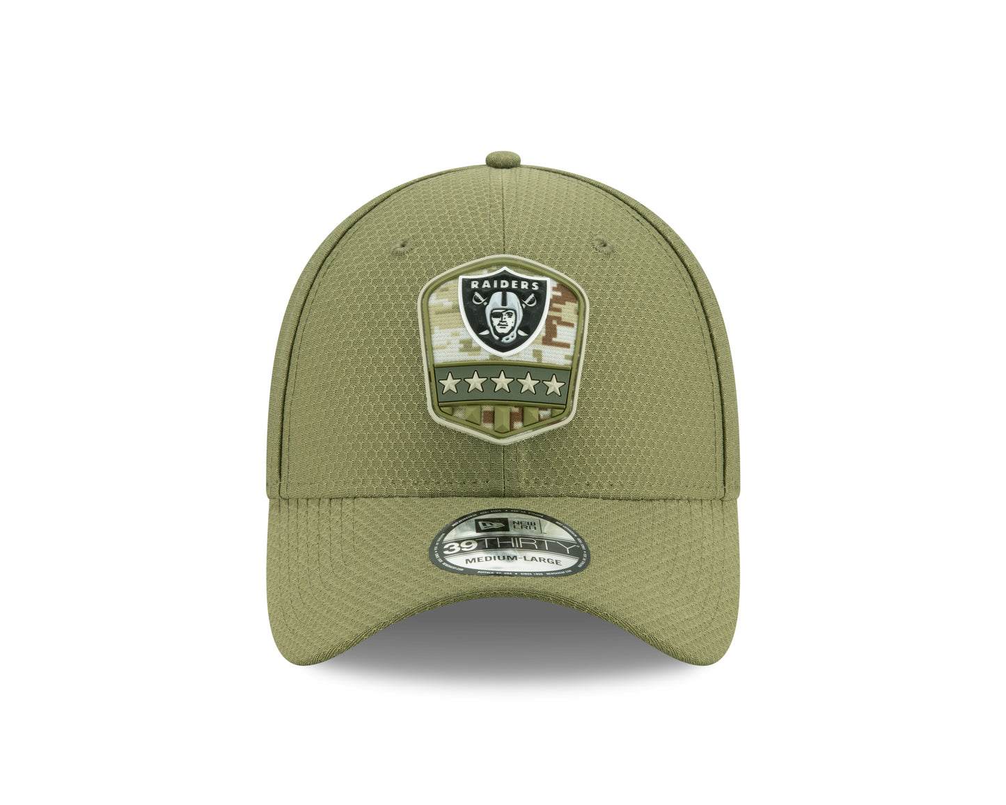 Las Vegas Raiders New Era Salute to Service Sideline 39THIRTY Hat Olive