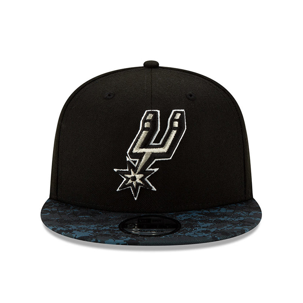 San Antonio Spurs New Era 2 Tone Black & Camo 9FIFTY Snapback Adjustable Hat