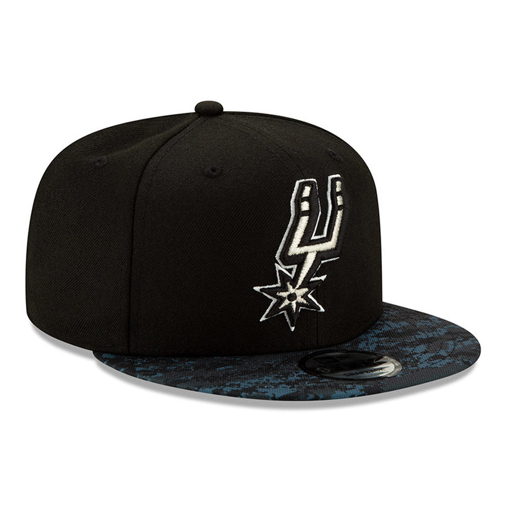 San Antonio Spurs New Era 2 Tone Black & Camo 9FIFTY Snapback Adjustable Hat