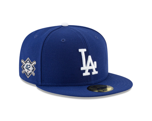 Los Angeles Dodgers New Era Jackie Robinson Day Sidepatch 59FIFTY Fitted Hat