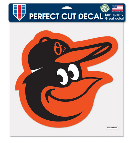 Baltimore Orioles Wincraft Perfect Cut Color Decal 12"X12"