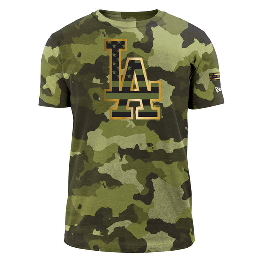 Los Angeles Dodgers New Era Armed Forces Camo T-shirts