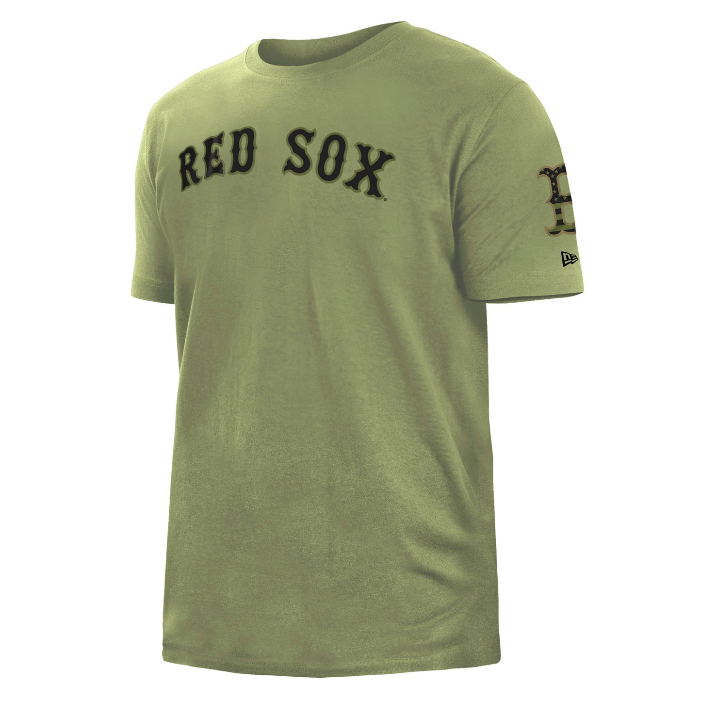 Boston Red Sox MLB Armed Forces Olive New Era Men's T-shirts