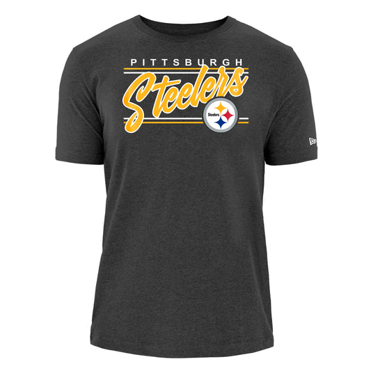 Pittsburgh Steelers New Era Throwback Script Men's T-Shirt