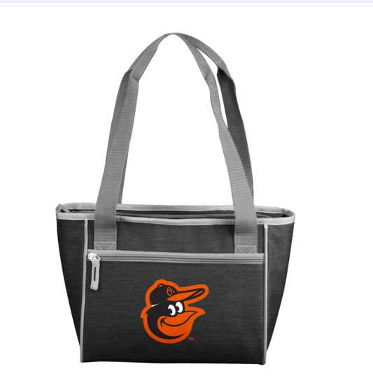 Baltimore Orioles Logo Brand Crosshatch 16 Can Cooler Tote