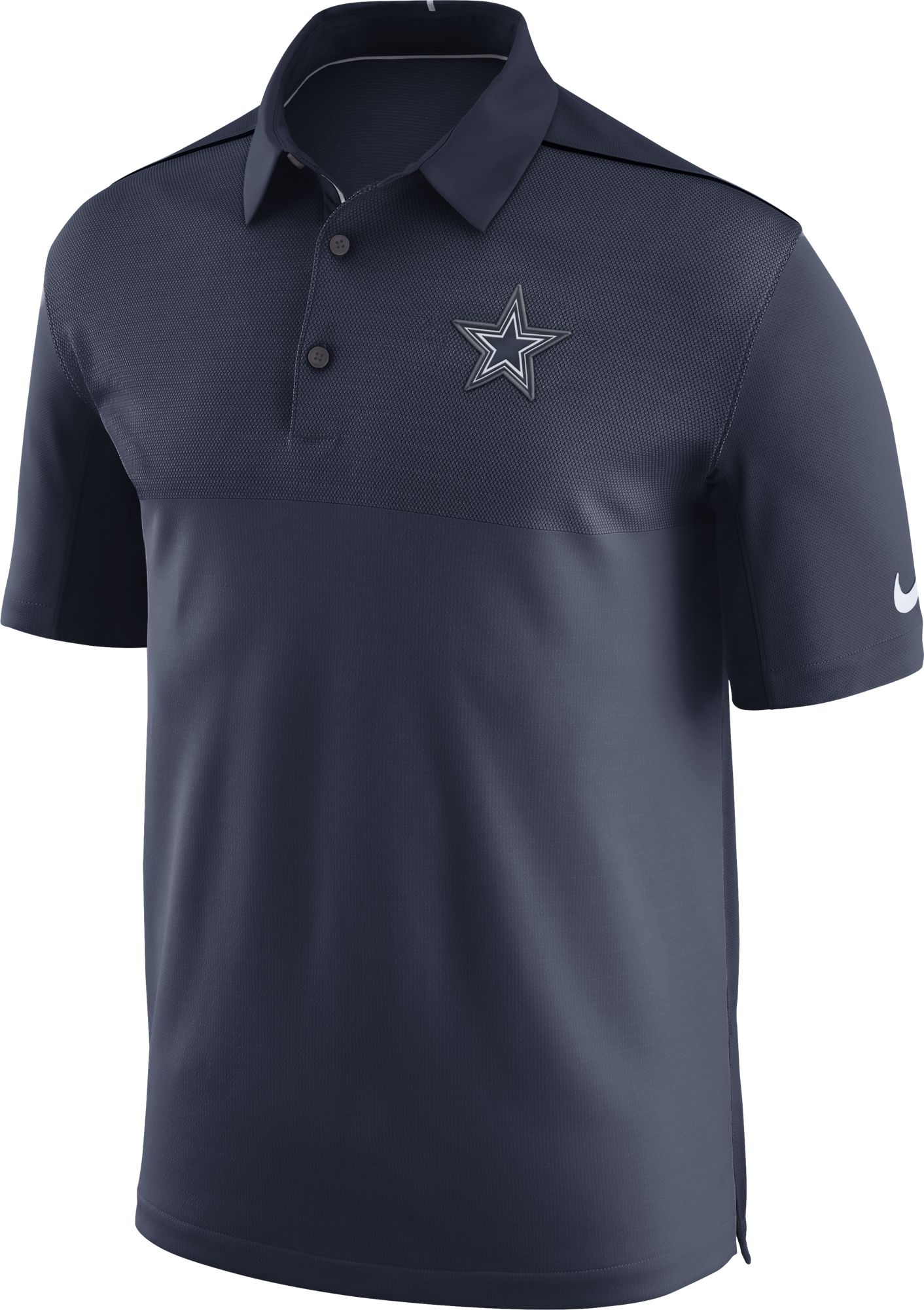 Dallas Cowboys Nike Sideline Elite Coaches "Dri-Fit" Performance Polo - Blue