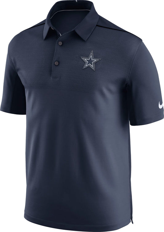 Dallas Cowboys Nike Sideline Elite Coaches "Dri-Fit" Performance Polo - Blue