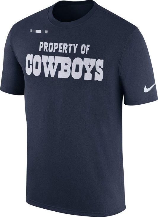 Dallas Cowboys Nike Property Of Cowboys T-Shirt - Blue