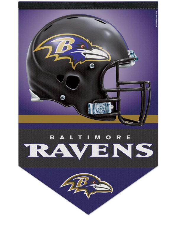 Baltimore Ravens Wincraft 17x26 Premium Felt Banner