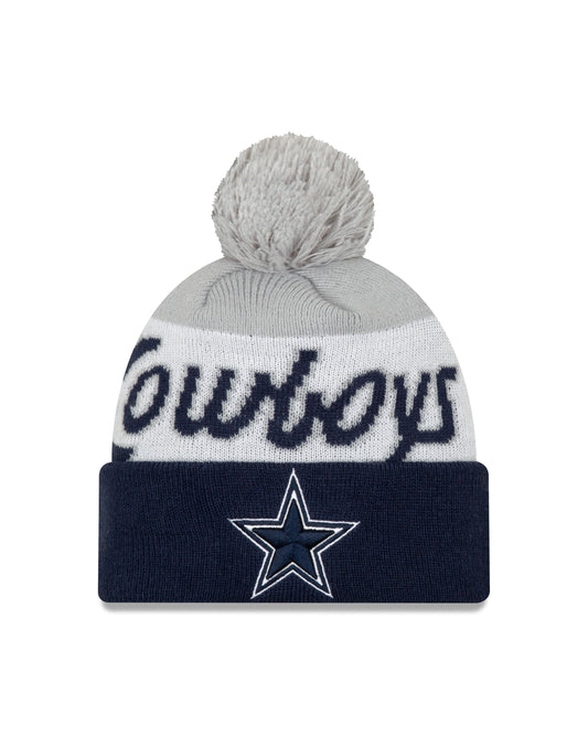 Dallas Cowboys New Era Script Knit Hat