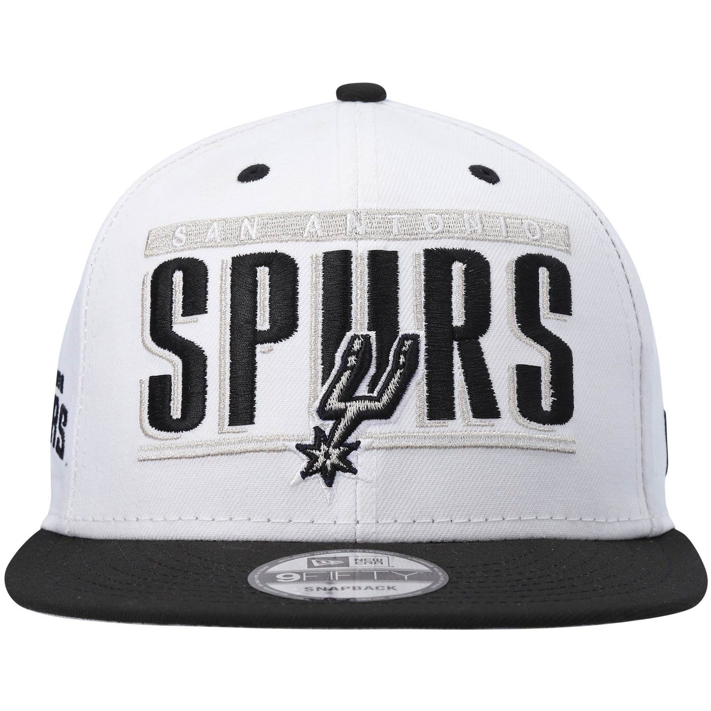 San Antonio Spurs New Era Retro Title White / Royal 9FIFTY Snap Back Hat