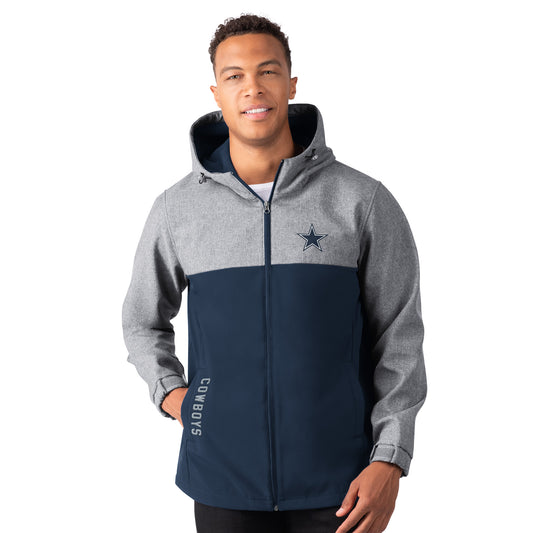 Cowboys Pump Fake Soft Shell Hooded Men's Outerwear