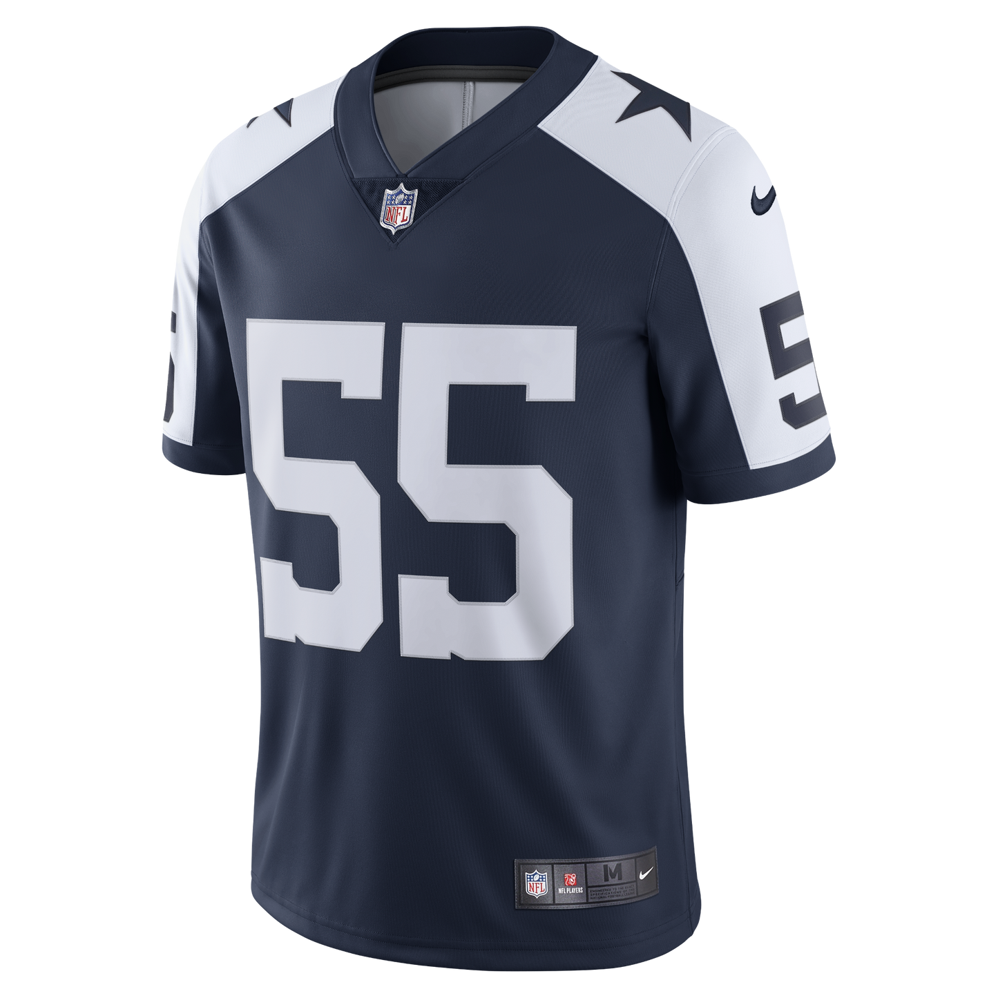 Dallas Cowboys #55 Leighton Vander Esch Nike Navy Throwback Vapor Limited Jersey