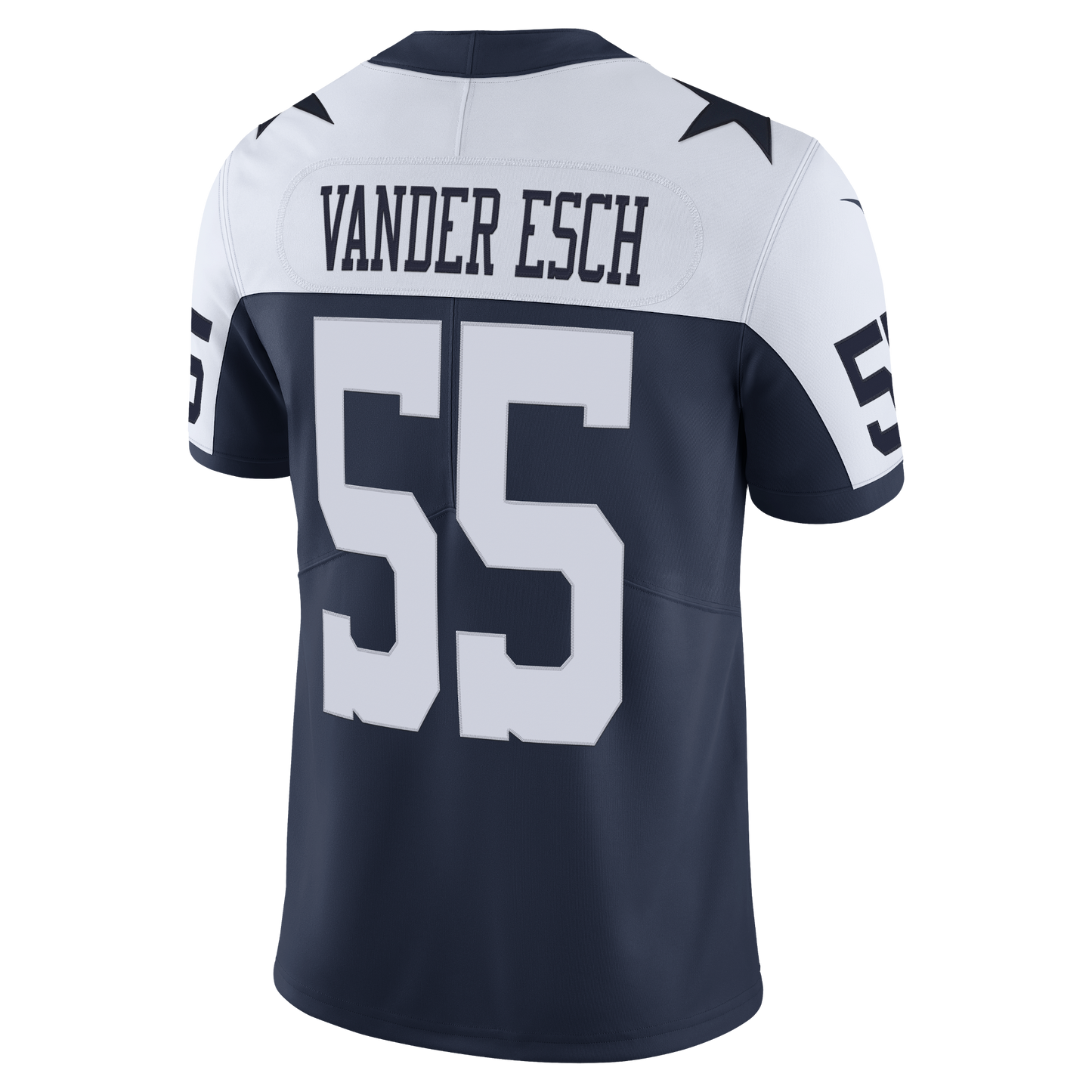 Dallas Cowboys #55 Leighton Vander Esch Nike Navy Throwback Vapor Limited Jersey