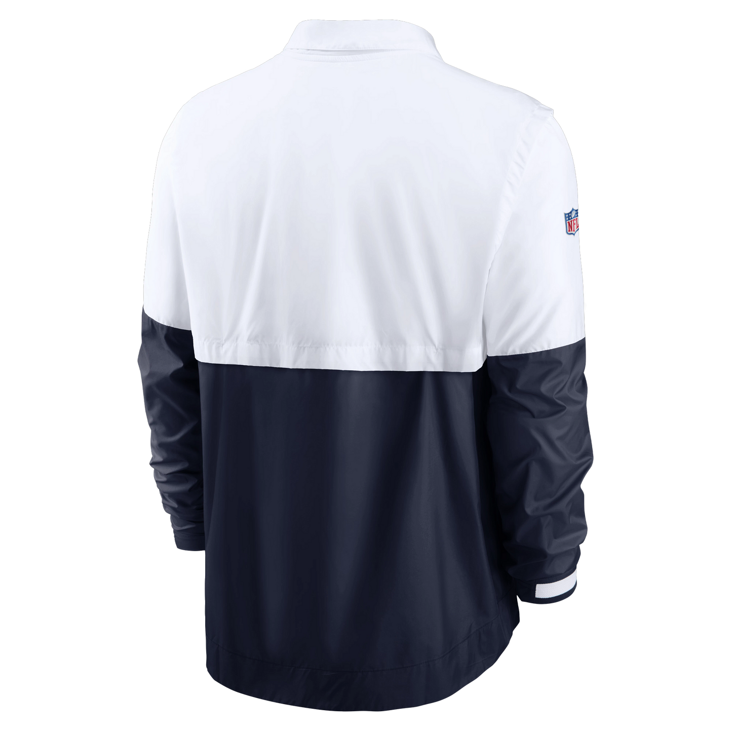Dallas Cowboys Nike Sideline Coaches Half-Zip Jacket - White/Navy