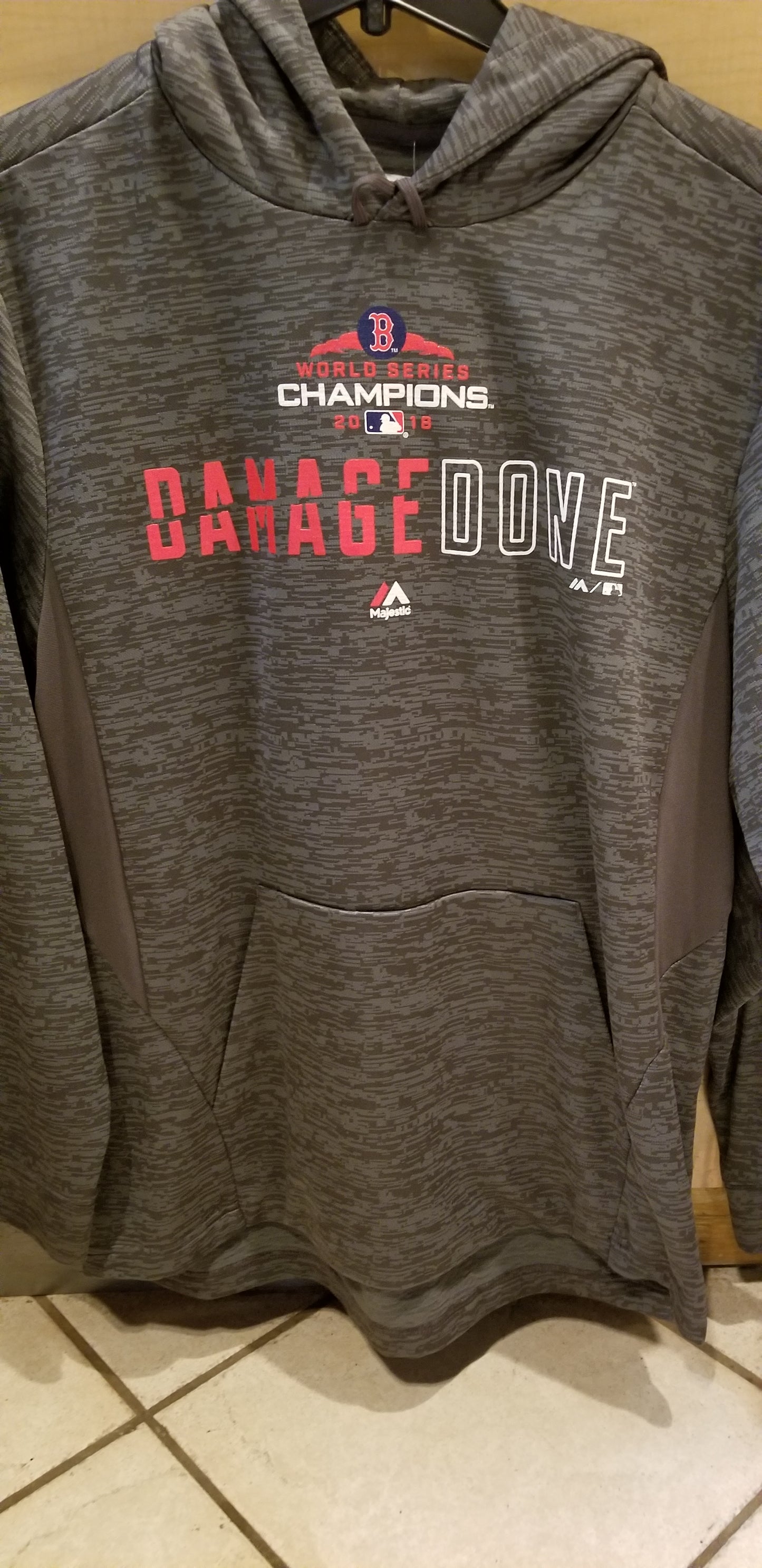 Boston Red Sox 2018 World Series Champions Authentic "Damage Is Done" Hoodie