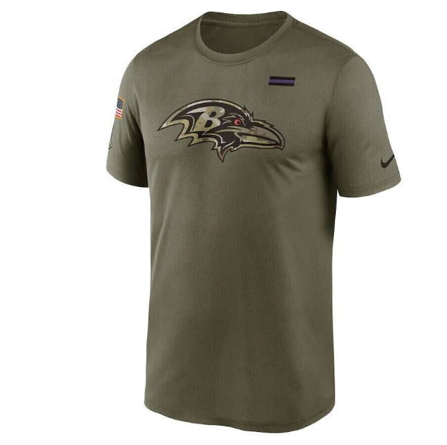 Baltimore Ravens Salute to Service T-shirt - Green